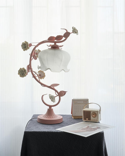 Ron Rose Flower Table Lamp