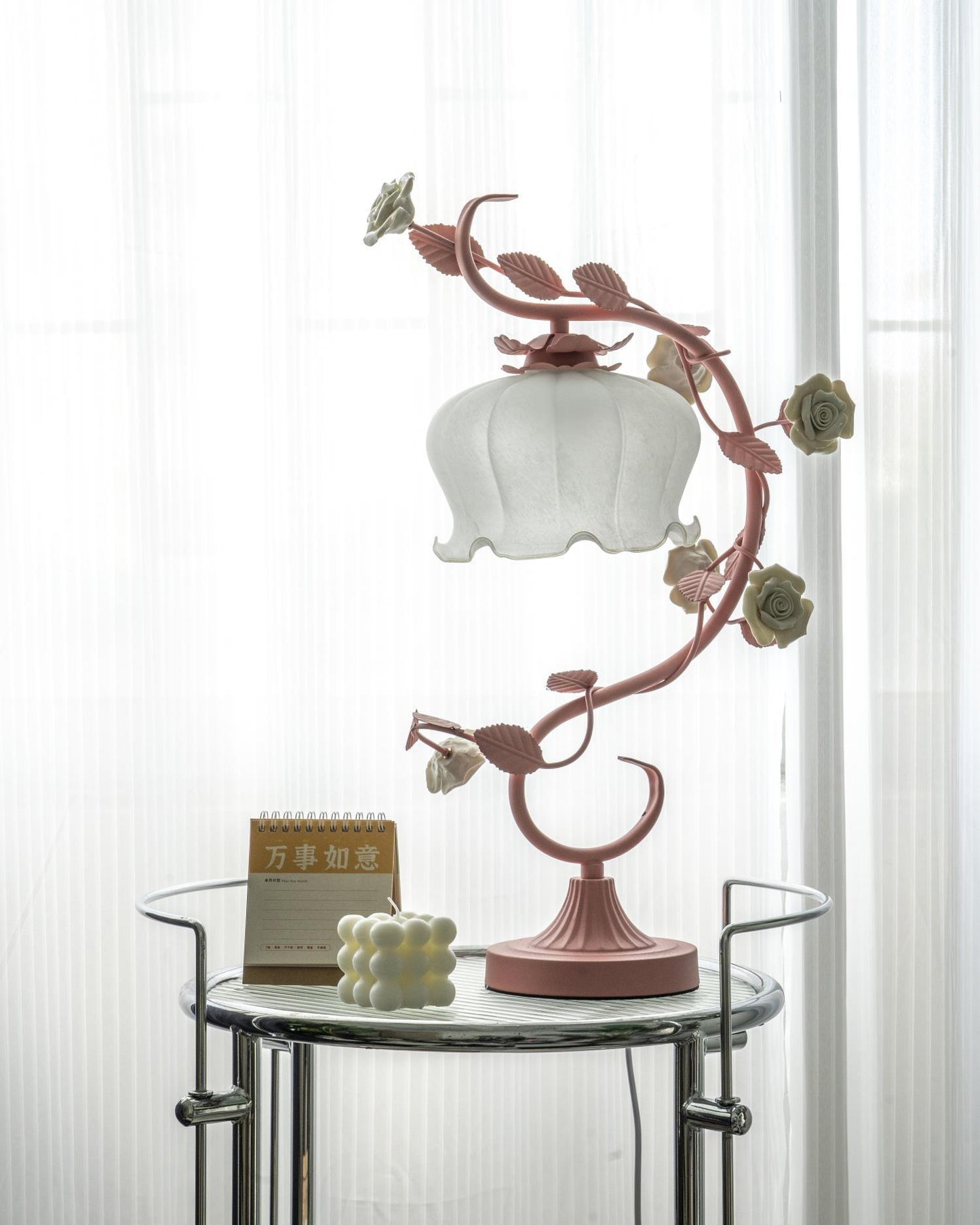 Ron Rose Flower Table Lamp
