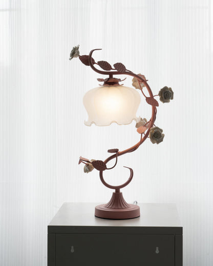 Ron Rose Flower Table Lamp