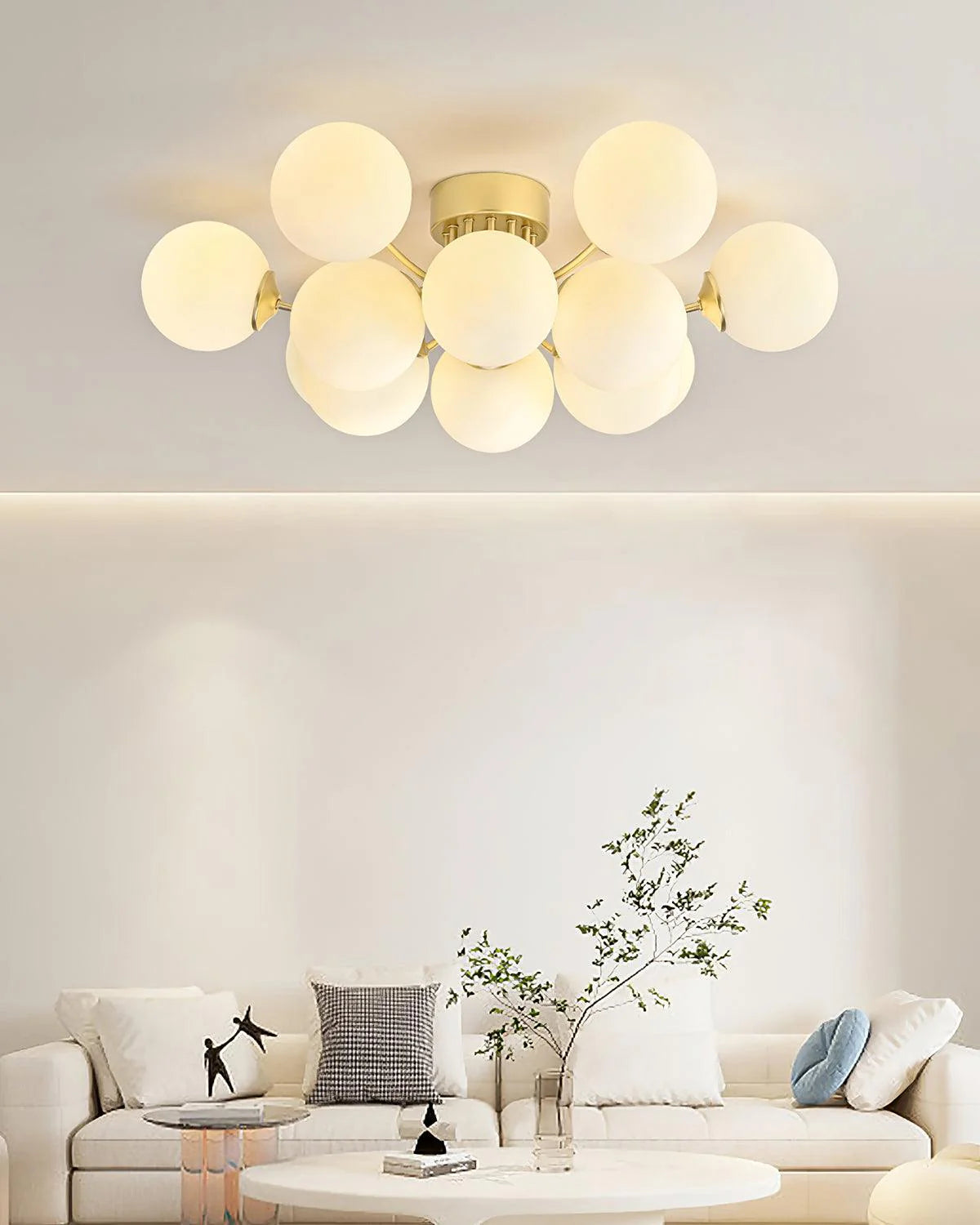 Roca Ball Ceiling Light - Loonglight