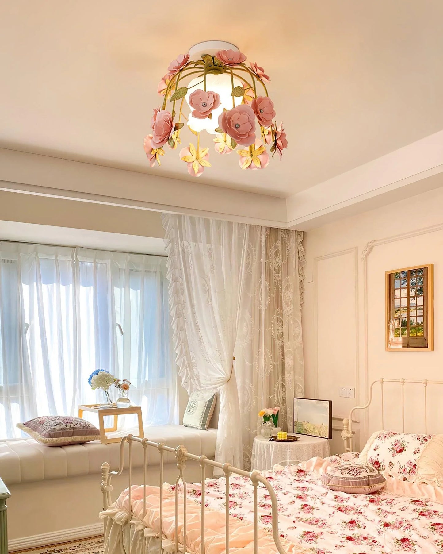 Romantische Flowers Ceiling Light - Loonglight