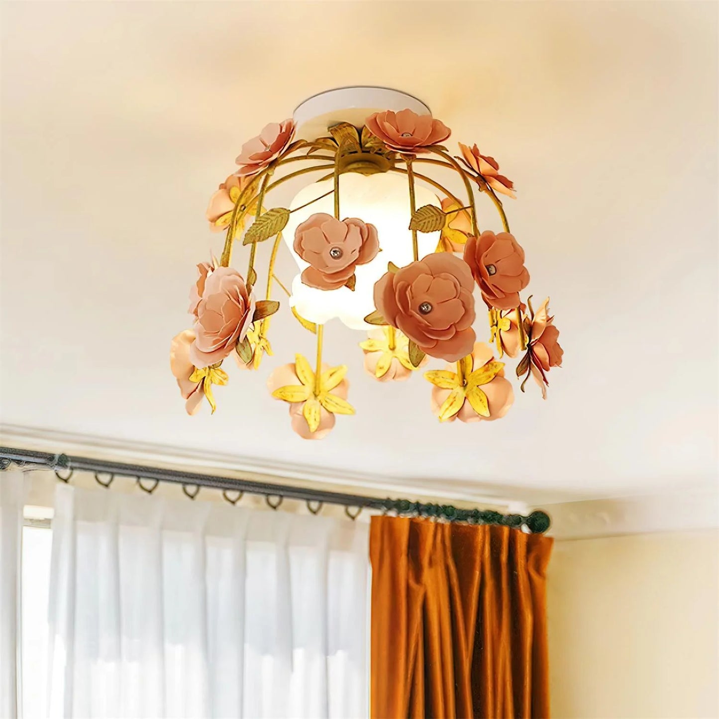 Romantische Flowers Ceiling Light - Loonglight