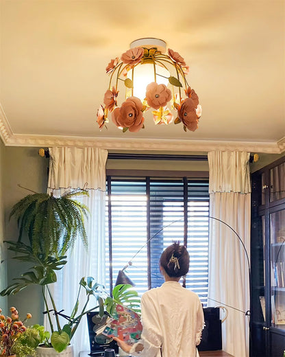Romantische Flowers Ceiling Light - Loonglight