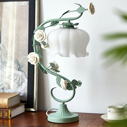 Ron Rose Flower Table Lamp - Loonglight