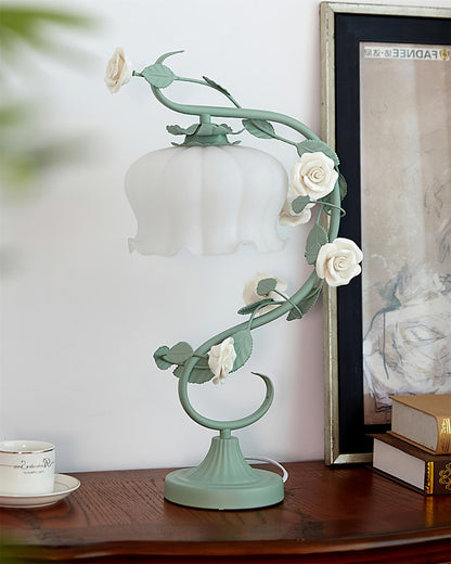 Ron Rose Flower Table Lamp - Loonglight