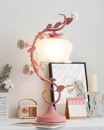 Ron Rose Flower Table Lamp - Loonglight