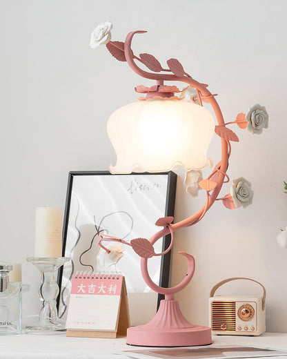 Ron Rose Flower Table Lamp - Loonglight