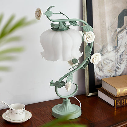 Ron Rose Flower Table Lamp - Loonglight