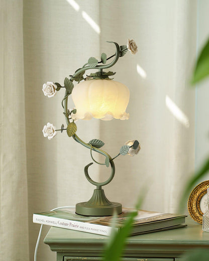 Ron Rose Flower Table Lamp - Loonglight