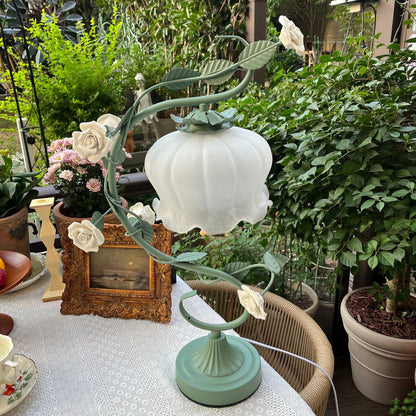 Ron Rose Flower Table Lamp - Loonglight