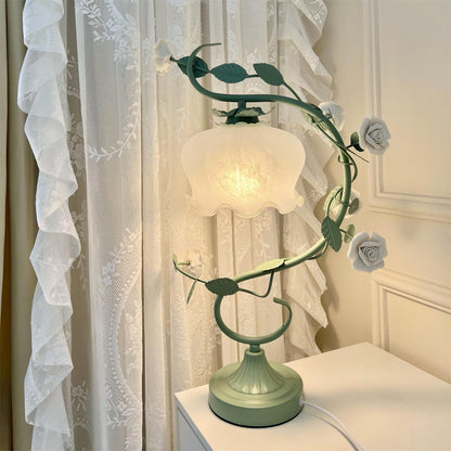 Ron Rose Flower Table Lamp - Loonglight