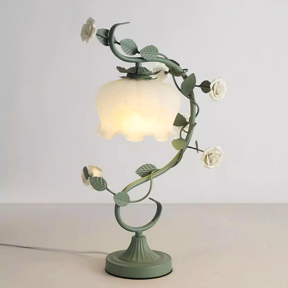 Ron Rose Flower Table Lamp - Loonglight