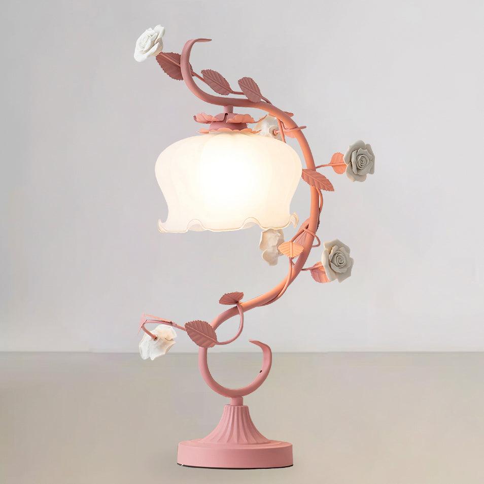 Ron Rose Flower Table Lamp - Loonglight