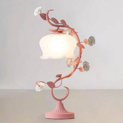 Ron Rose Flower Table Lamp - Loonglight