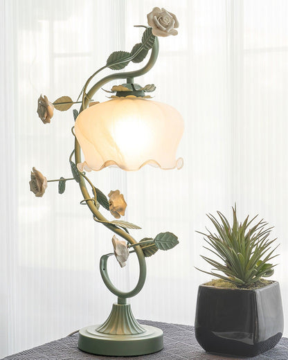 Ron Rose Flower Table Lamp - Loonglight