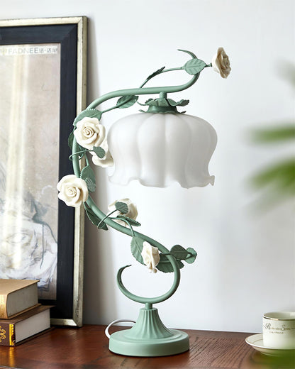 Ron Rose Flower Table Lamp - Loonglight