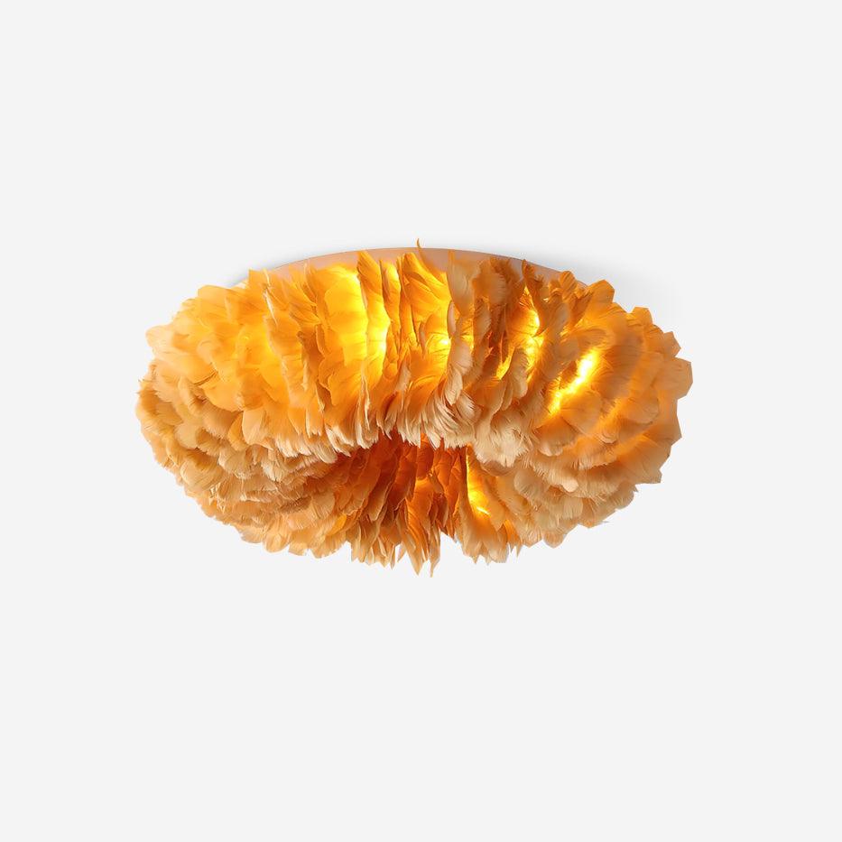 Rora Feather Ceiling Light - Loonglight