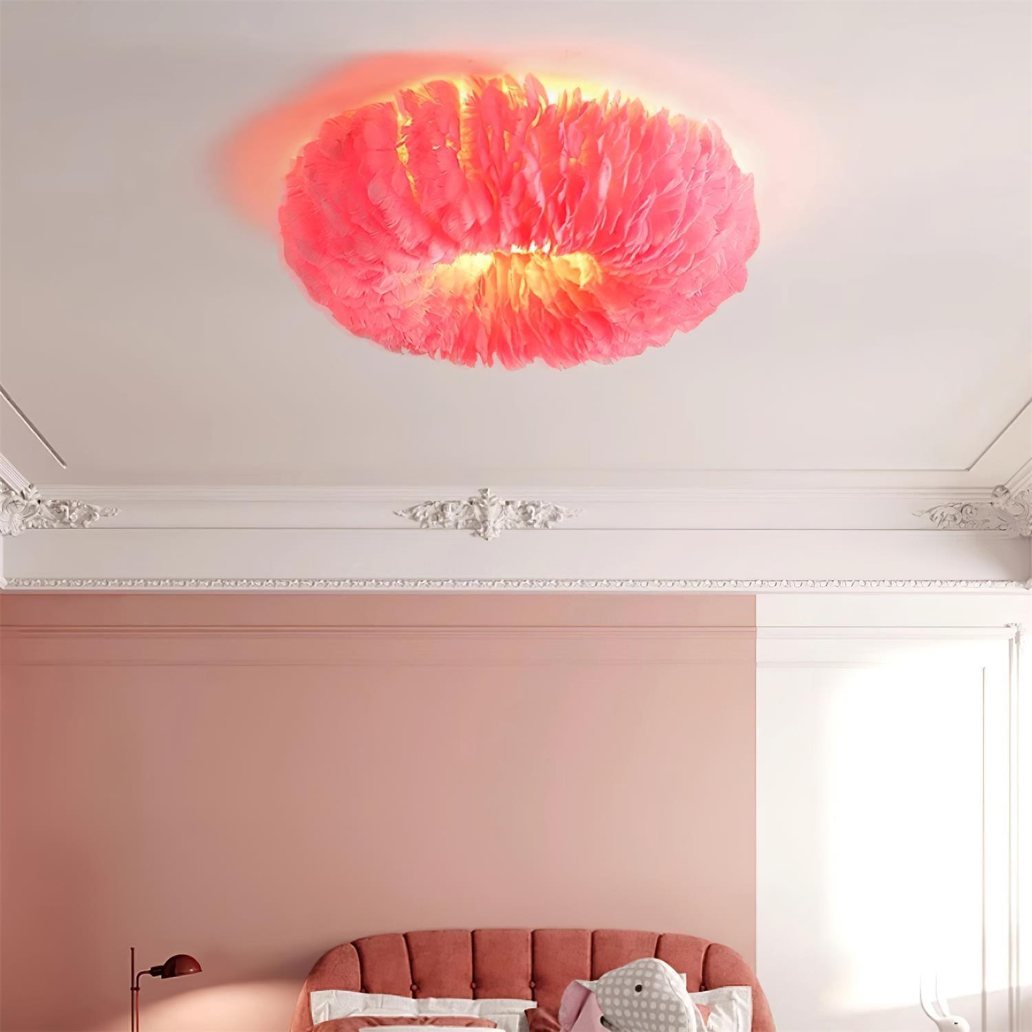 Rora Feather Ceiling Light - Loonglight