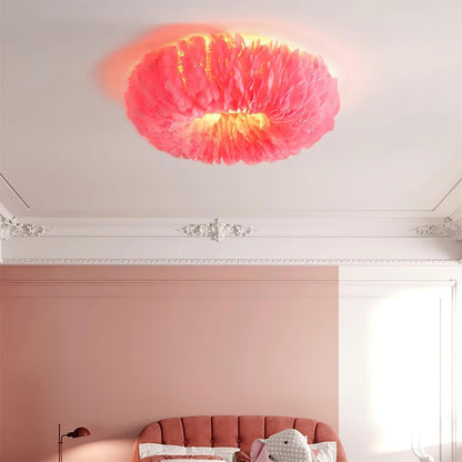 Rora Feather Ceiling Light - Loonglight