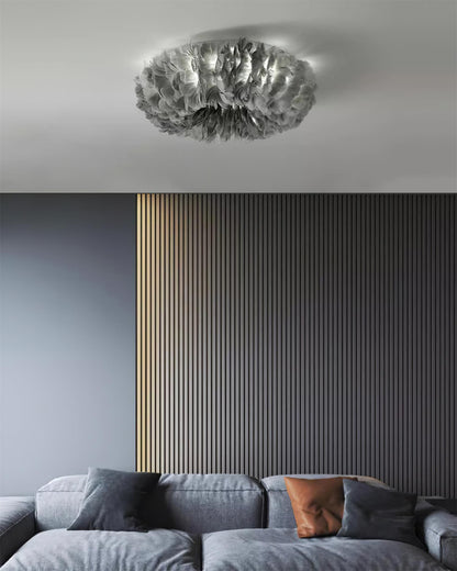 Rora Feather Ceiling Light - Loonglight