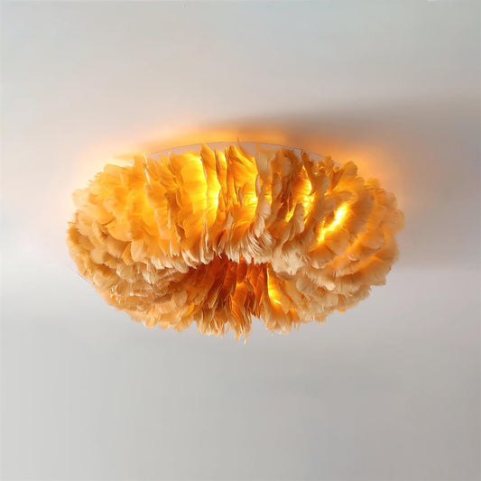 Rora Feather Ceiling Light - Loonglight