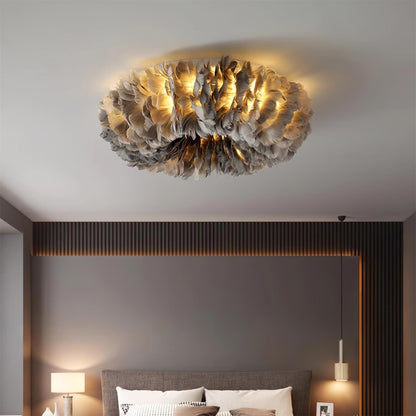 Rora Feather Ceiling Light - Loonglight