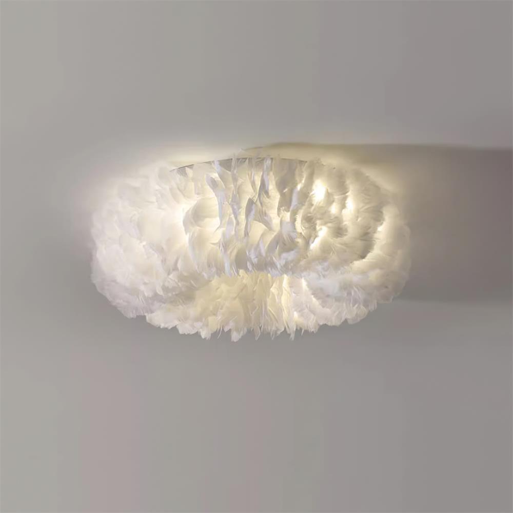Rora Feather Ceiling Light - Loonglight