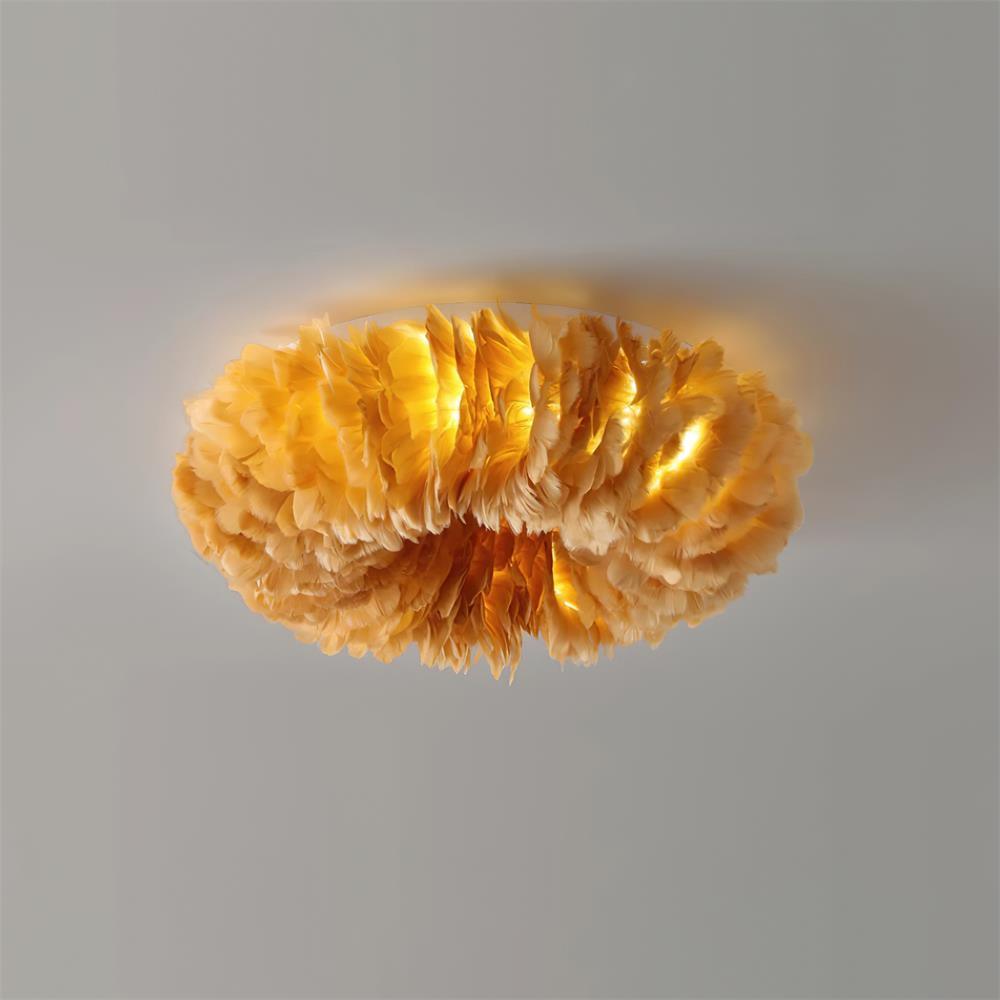 Rora Feather Ceiling Light - Loonglight