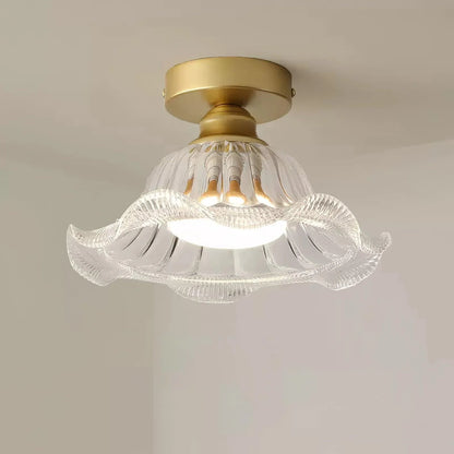 Rosa Glass Ceiling Lamp - Loonglight