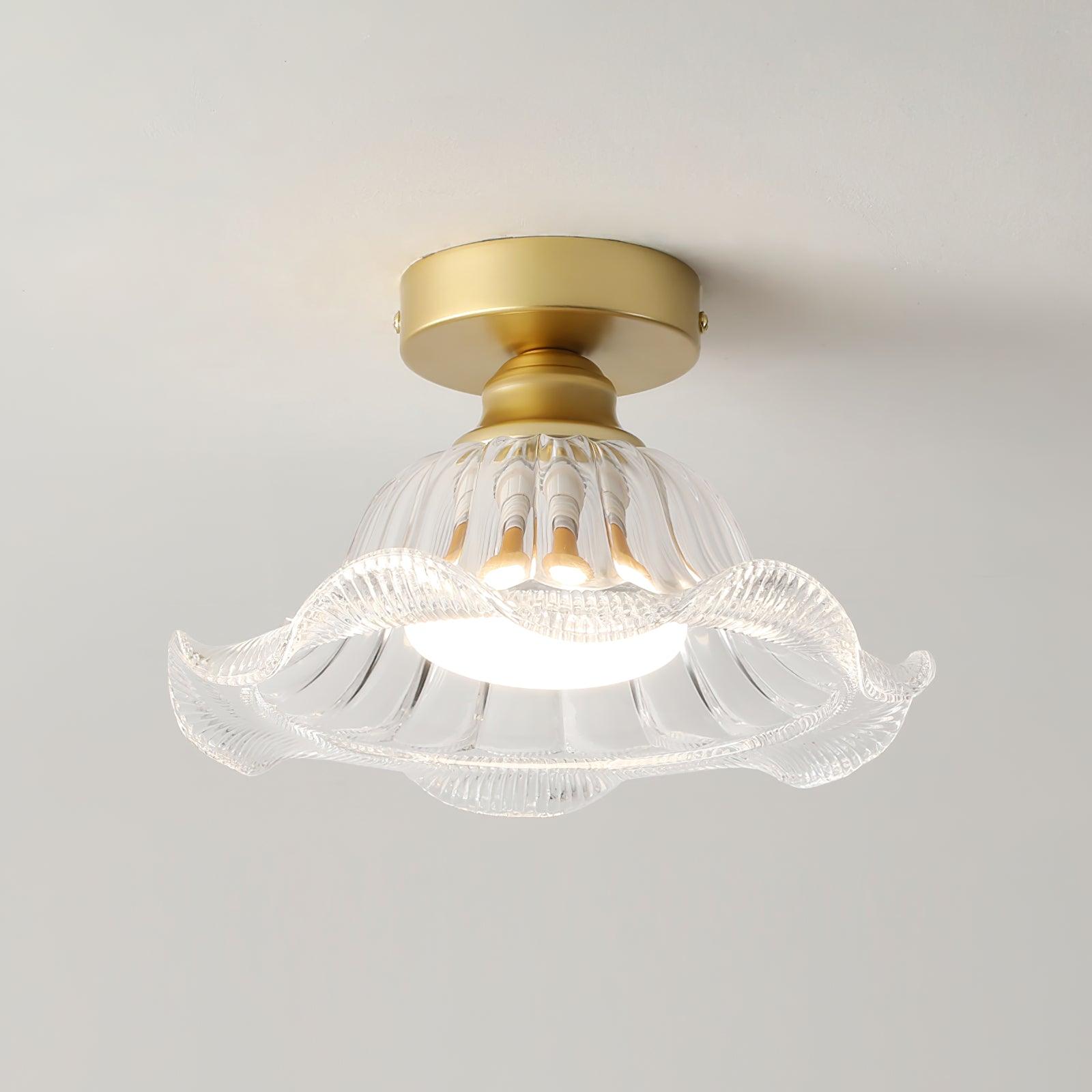 Rosa Glass Ceiling Lamp - Loonglight