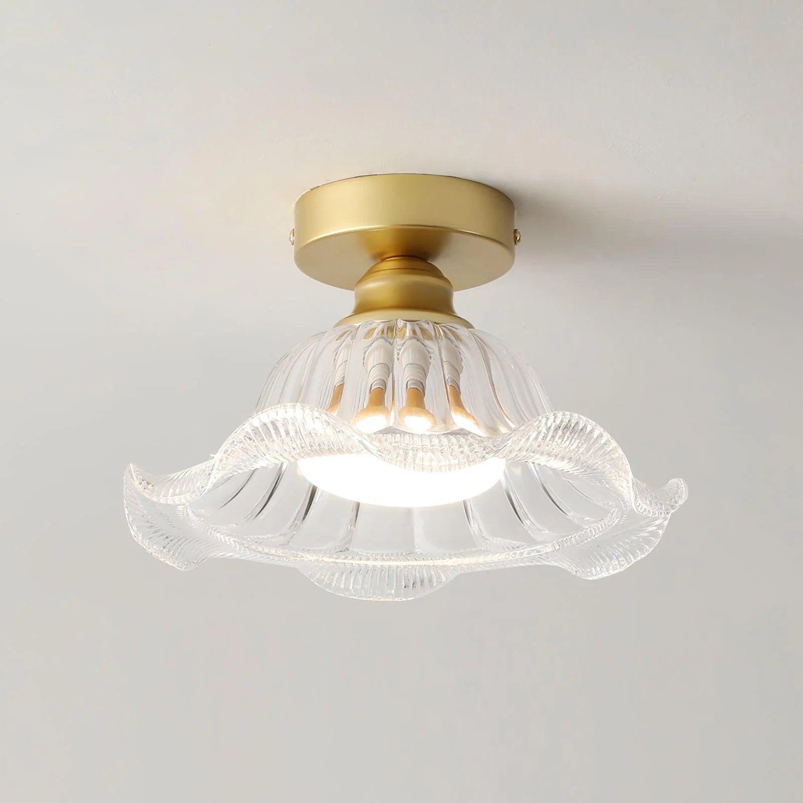 Rosa Glass Ceiling Lamp - Loonglight