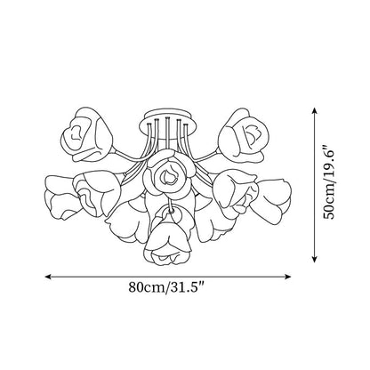 Rose Ceiling Light - Loonglight
