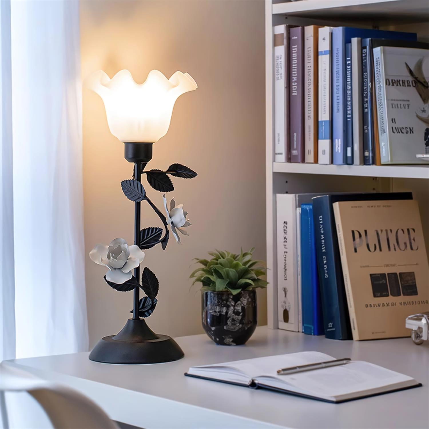 Roselith Table Lamp - Loonglight