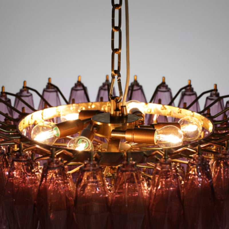 Rosetta Prism Murano Chandelier - Loonglight