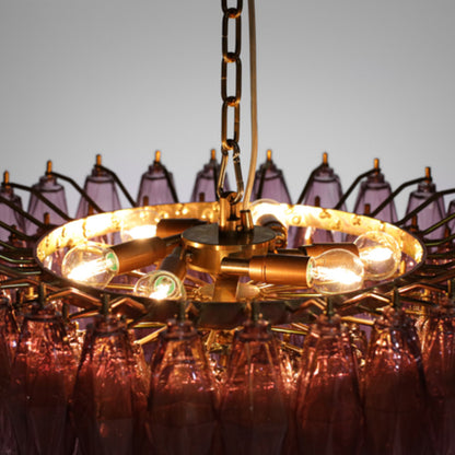 Rosetta Prism Murano Chandelier - Loonglight