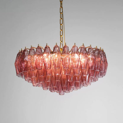 Rosetta Prism Murano Chandelier - Loonglight
