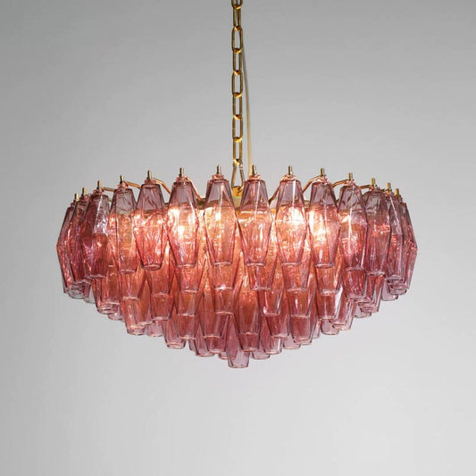 Rosetta Prism Murano Chandelier - Loonglight