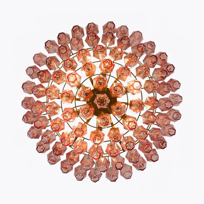 Rosetta Prism Murano Chandelier - Loonglight