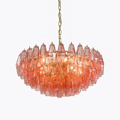 Rosetta Prism Murano Chandelier - Loonglight