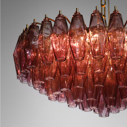 Rosetta Prism Murano Chandelier - Loonglight