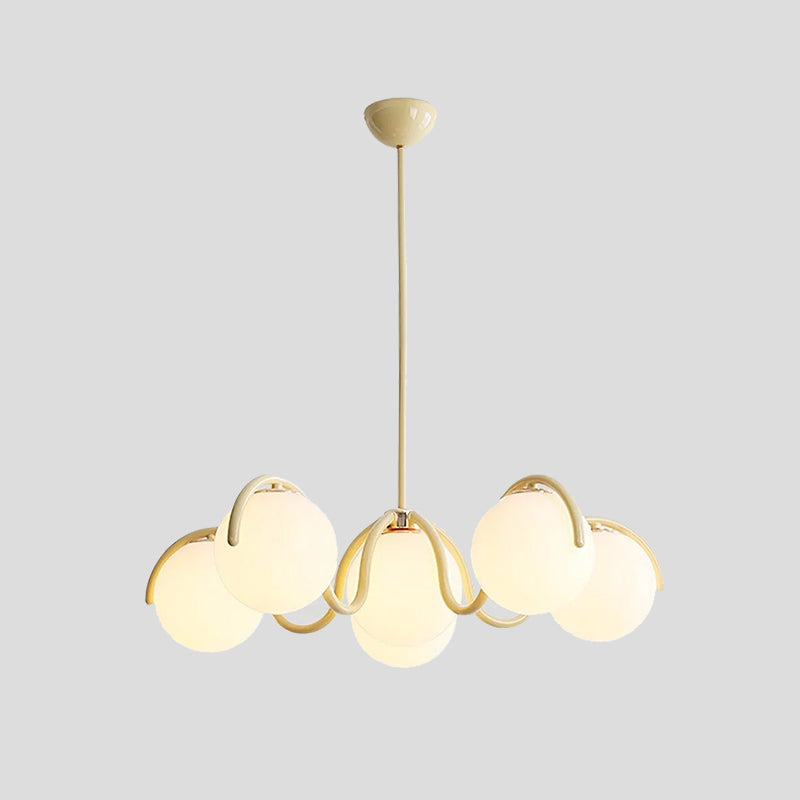 Round Ball Curve Chandelier - Loonglight