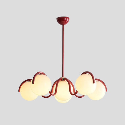 Round Ball Curve Chandelier - Loonglight