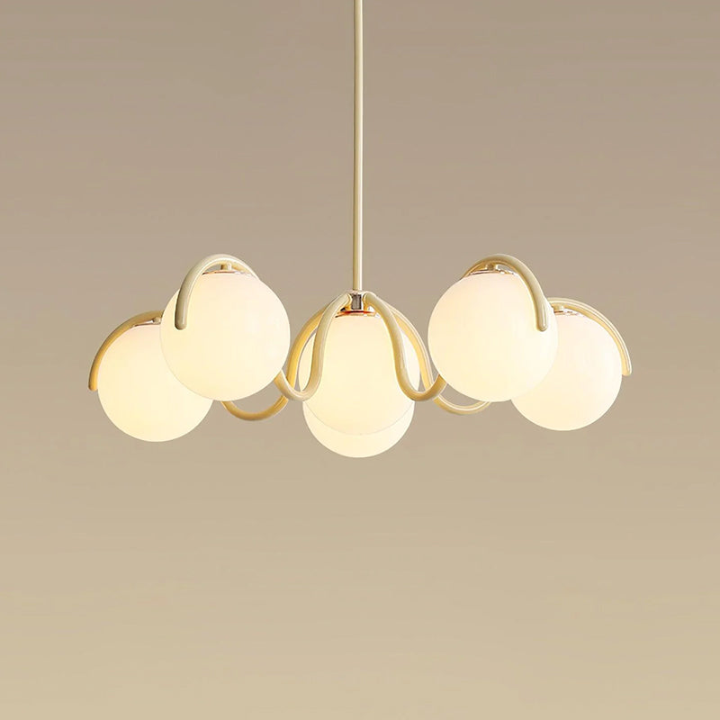 Round Ball Curve Chandelier - Loonglight