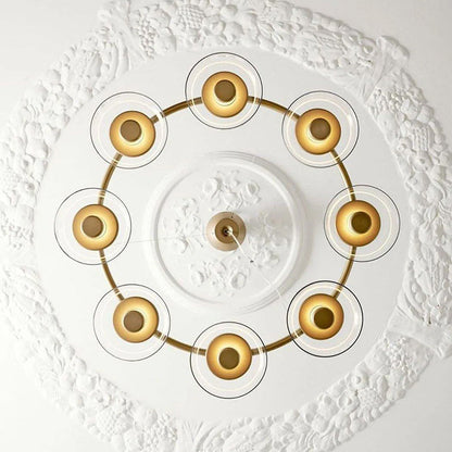 Modern Halo Glass Chandelier - Loonglight