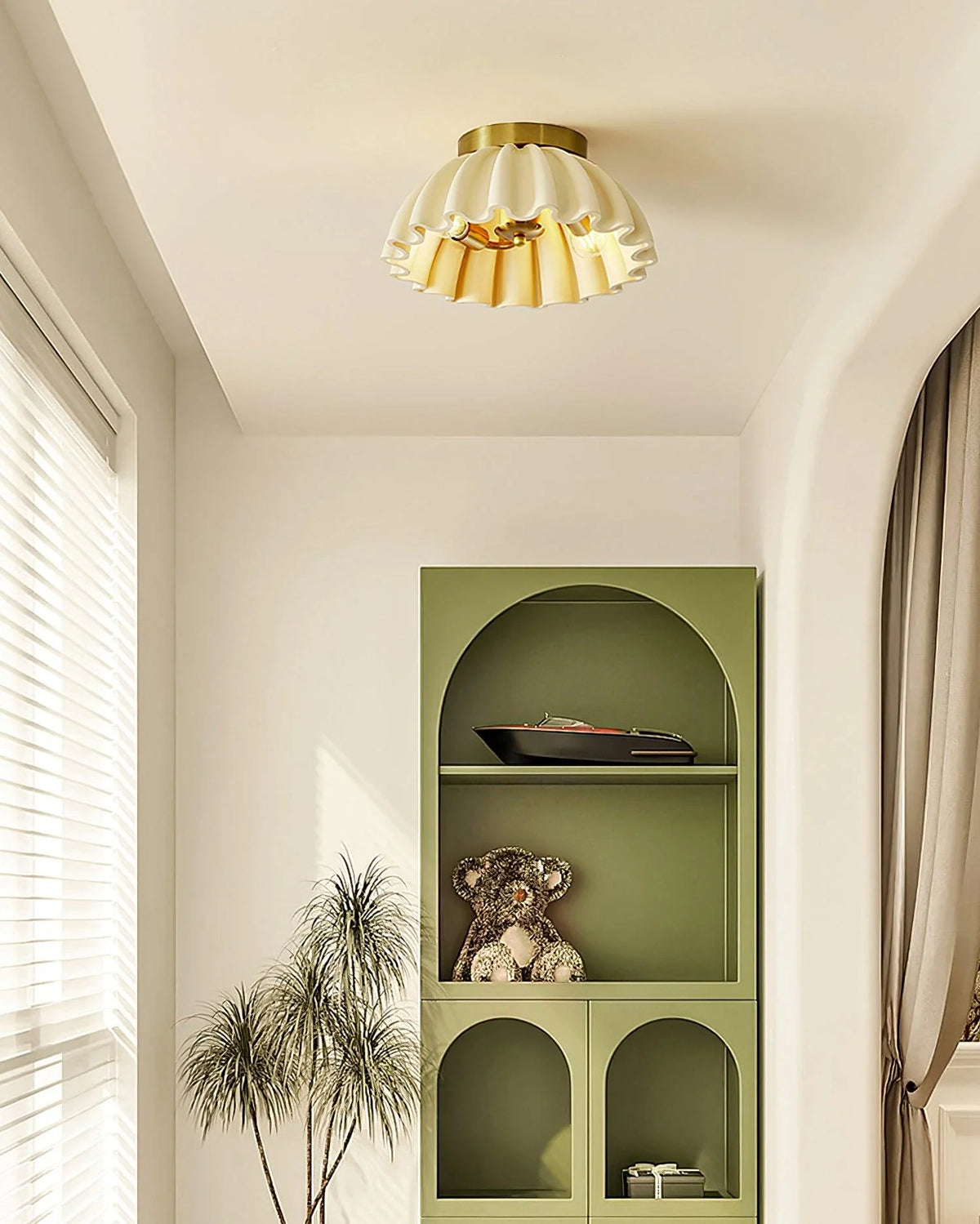 Cealing Ruffle Icon Ruffle Ceiling Light – Loonglight