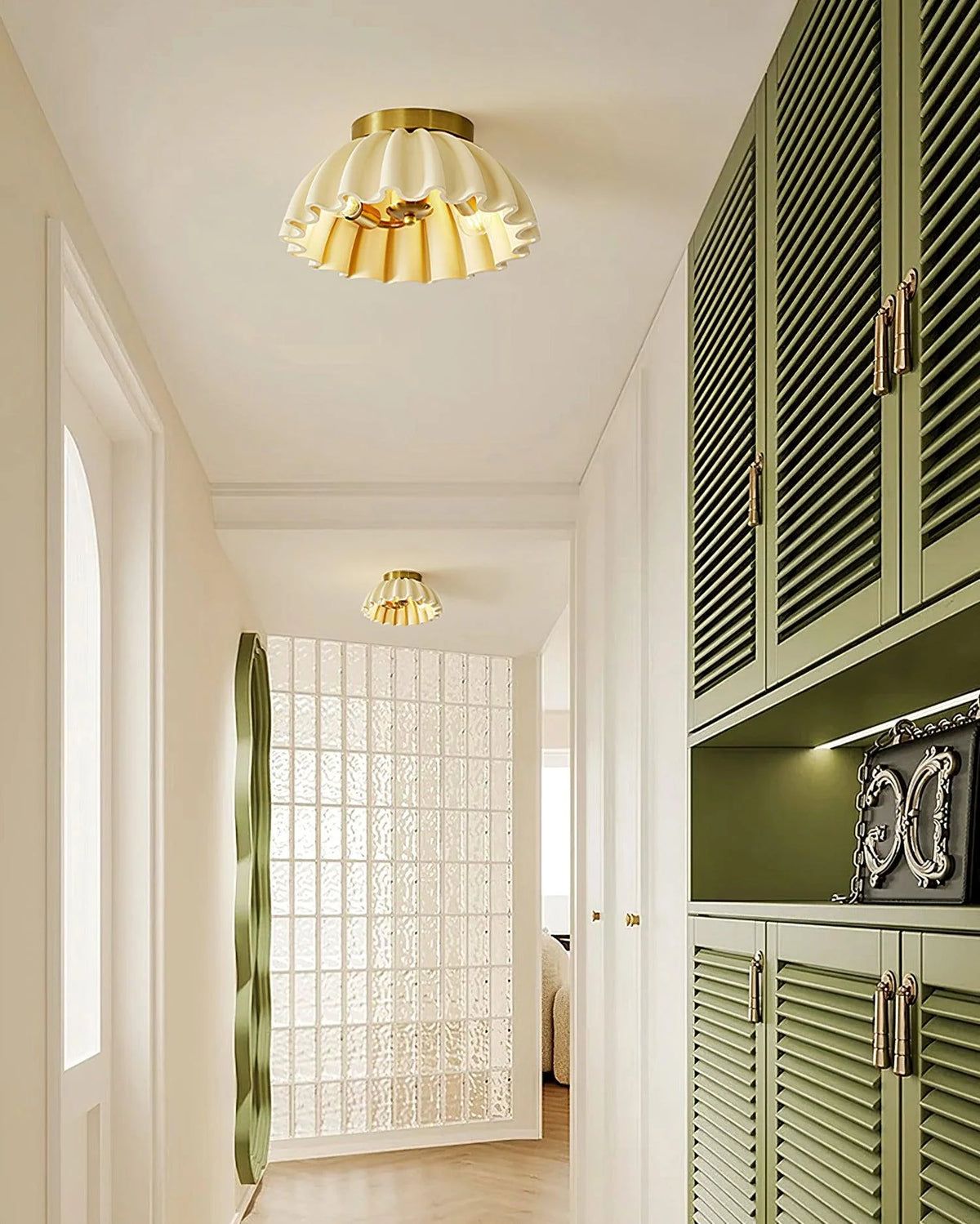 Cealing Ruffle Icon Ruffle Ceiling Light – Loonglight