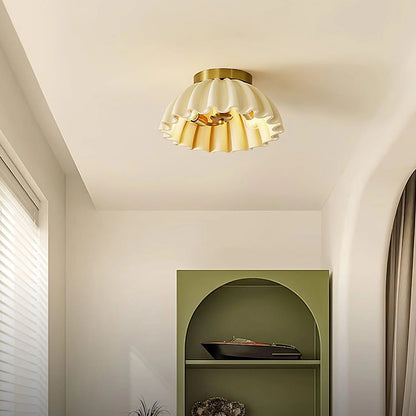 Cealing Ruffle Icon Ruffle Ceiling Light – Loonglight