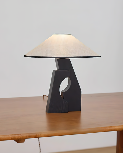 Ruins Wood Table Lamp - Loonglight