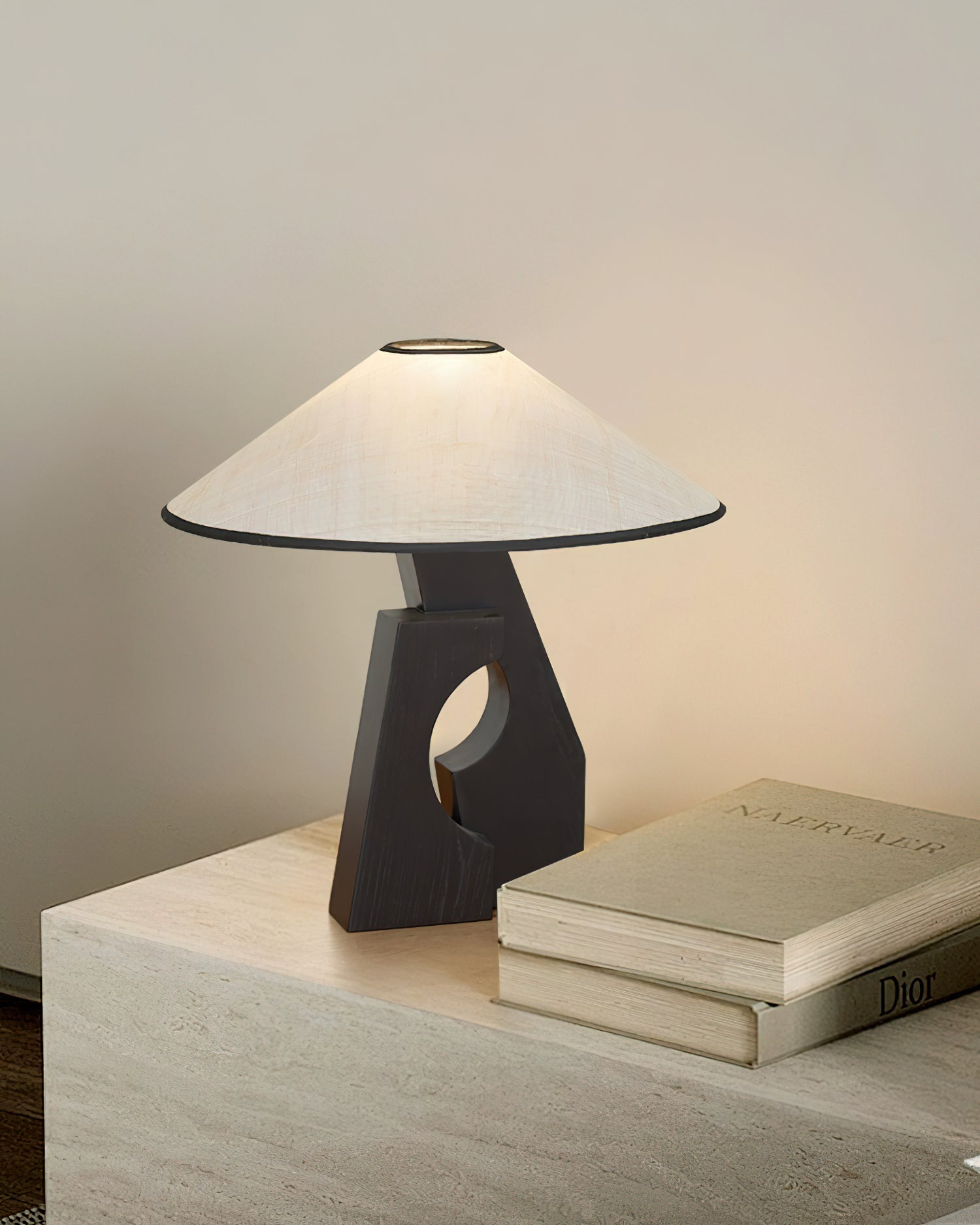 Ruins Wood Table Lamp - Loonglight