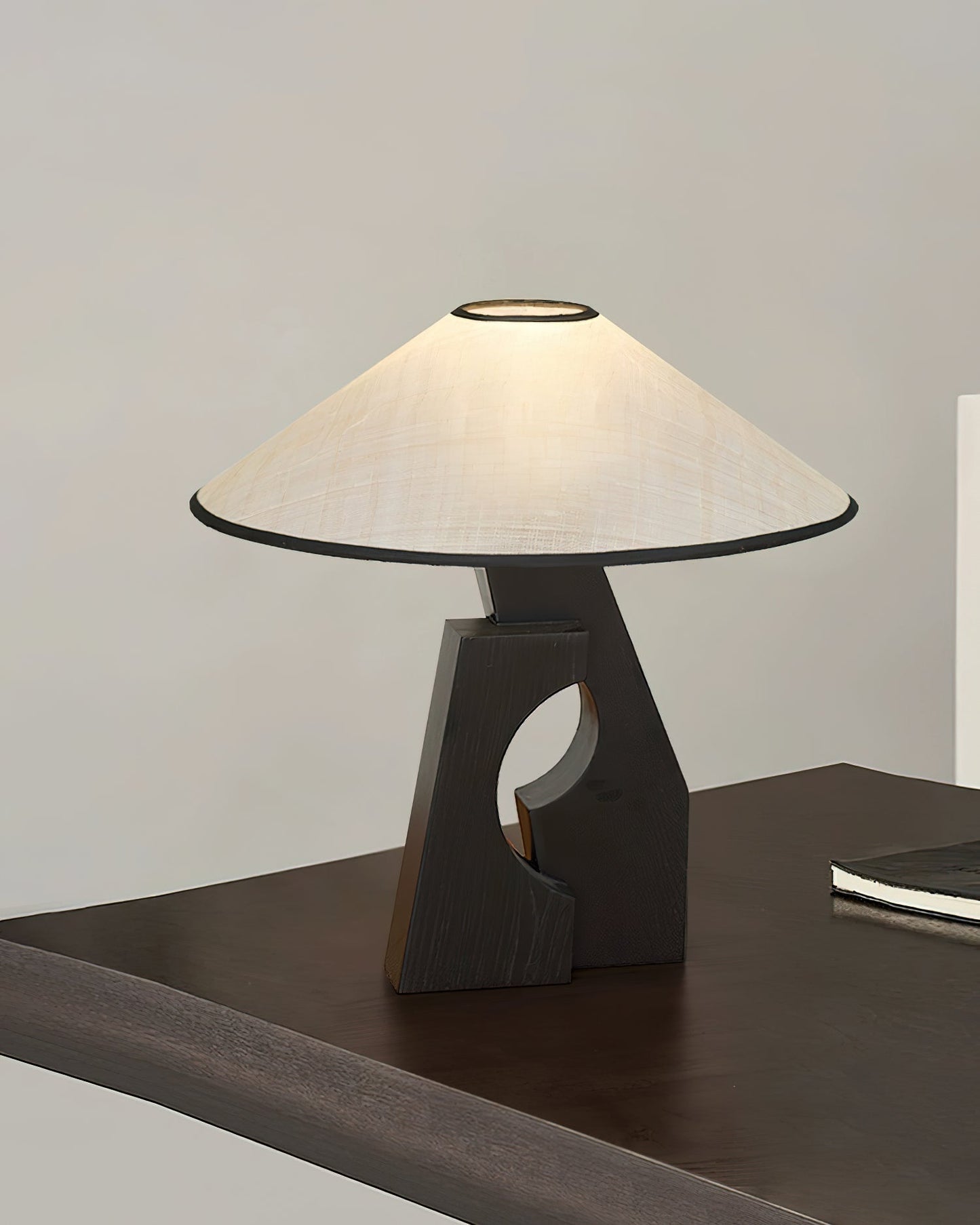 Ruins Wood Table Lamp - Loonglight